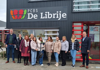 Foto bij artikel Oekraïense onderwijsdelegatie op bezoek bij De Librije